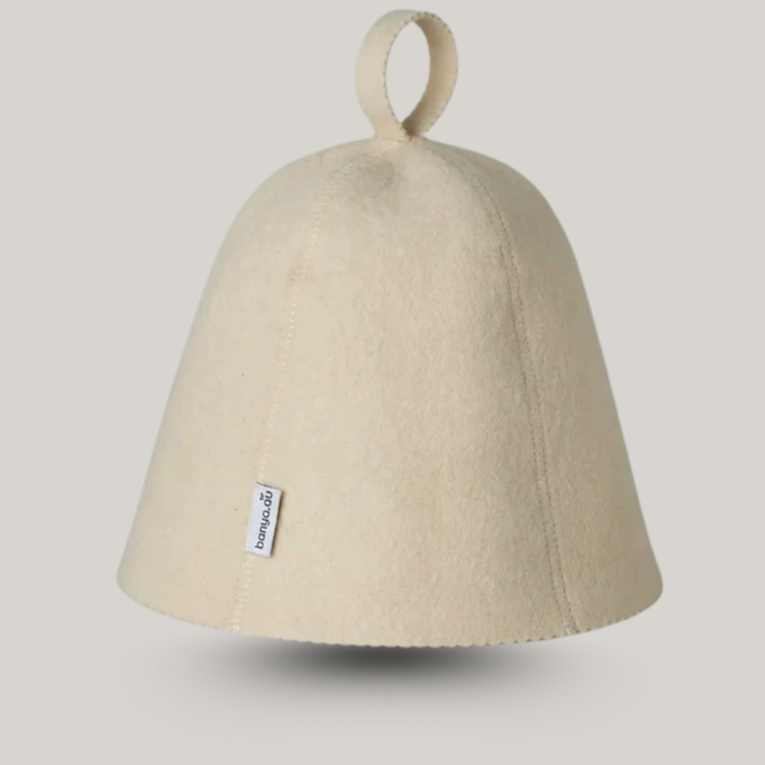 Natural Wool Sauna Hat