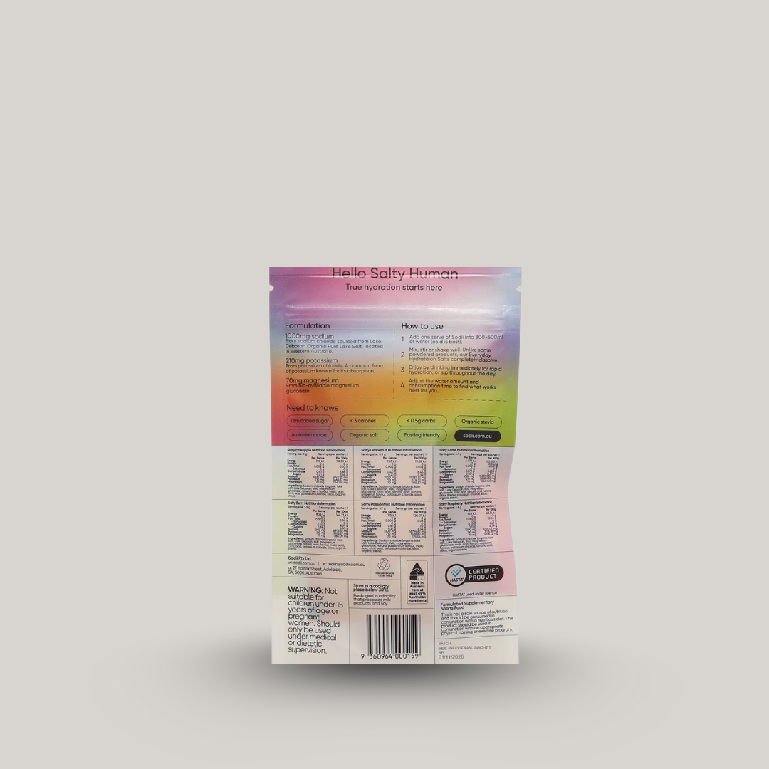 Sodii 6 Sachet Sample Pack