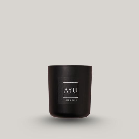 AYU Rose and Oudh Candle 300g