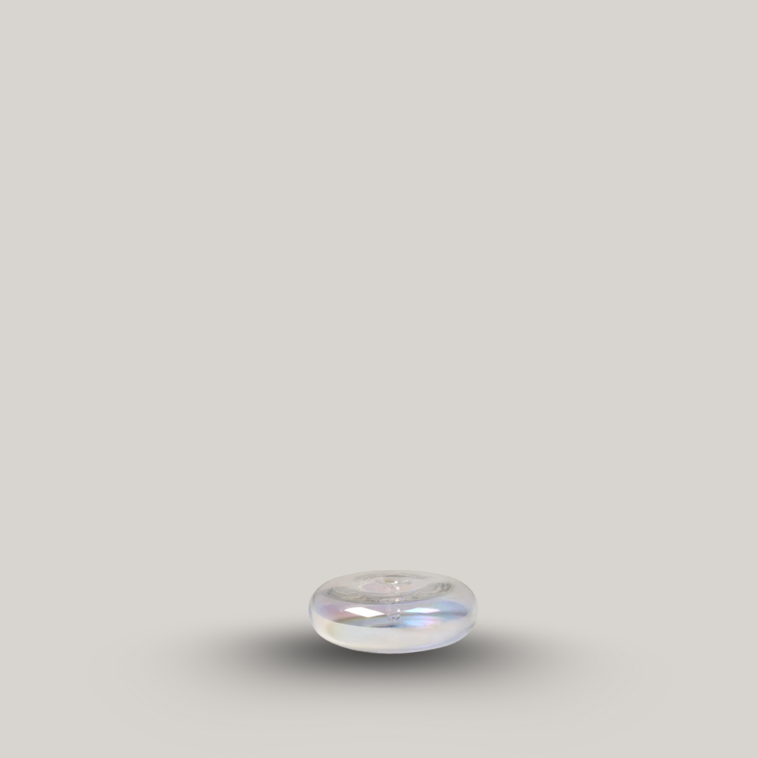 GENTLE HABITS Glass Incense Holder - Iridescent